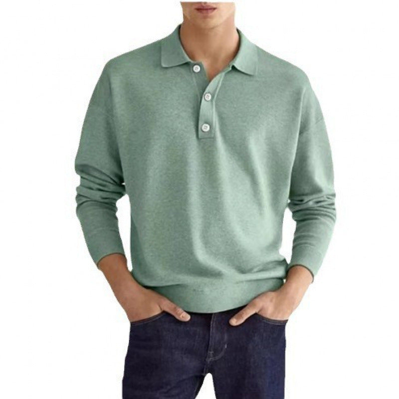 Men’s V Neck Polo Jacket Shirt | ZA-Zola