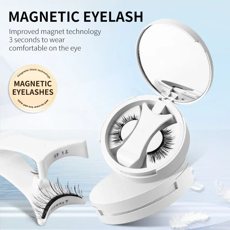 Magnetic False Eyelashes – Glue-Free Lash Set with Applicator - ZA-Zola