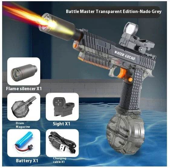 UMP45 Electric Water Gun with Lights – Kids Toy - ZA-Zola