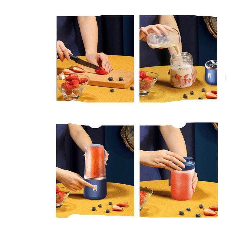 Portable Rechargeable Juicer Cup 400ml - ZA-Zola