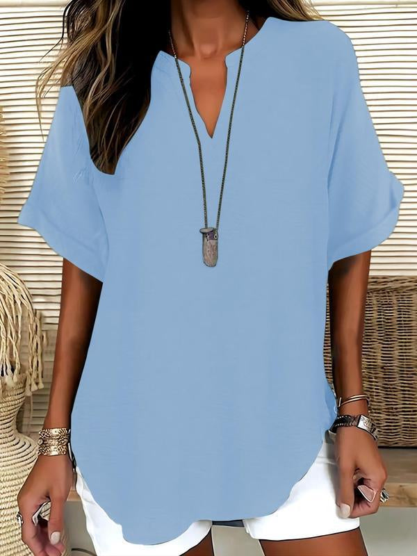 Ice Silk Batwing Summer Casual Shirt | Women Loose
