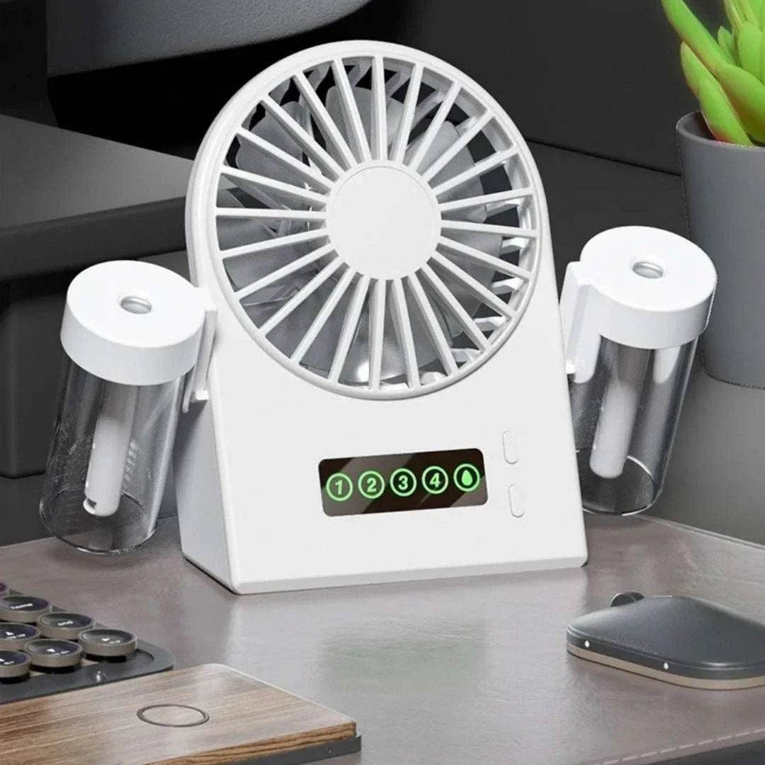 Mini Spray Humidifier USB Handheld Cooling Fan - ZA-Zola