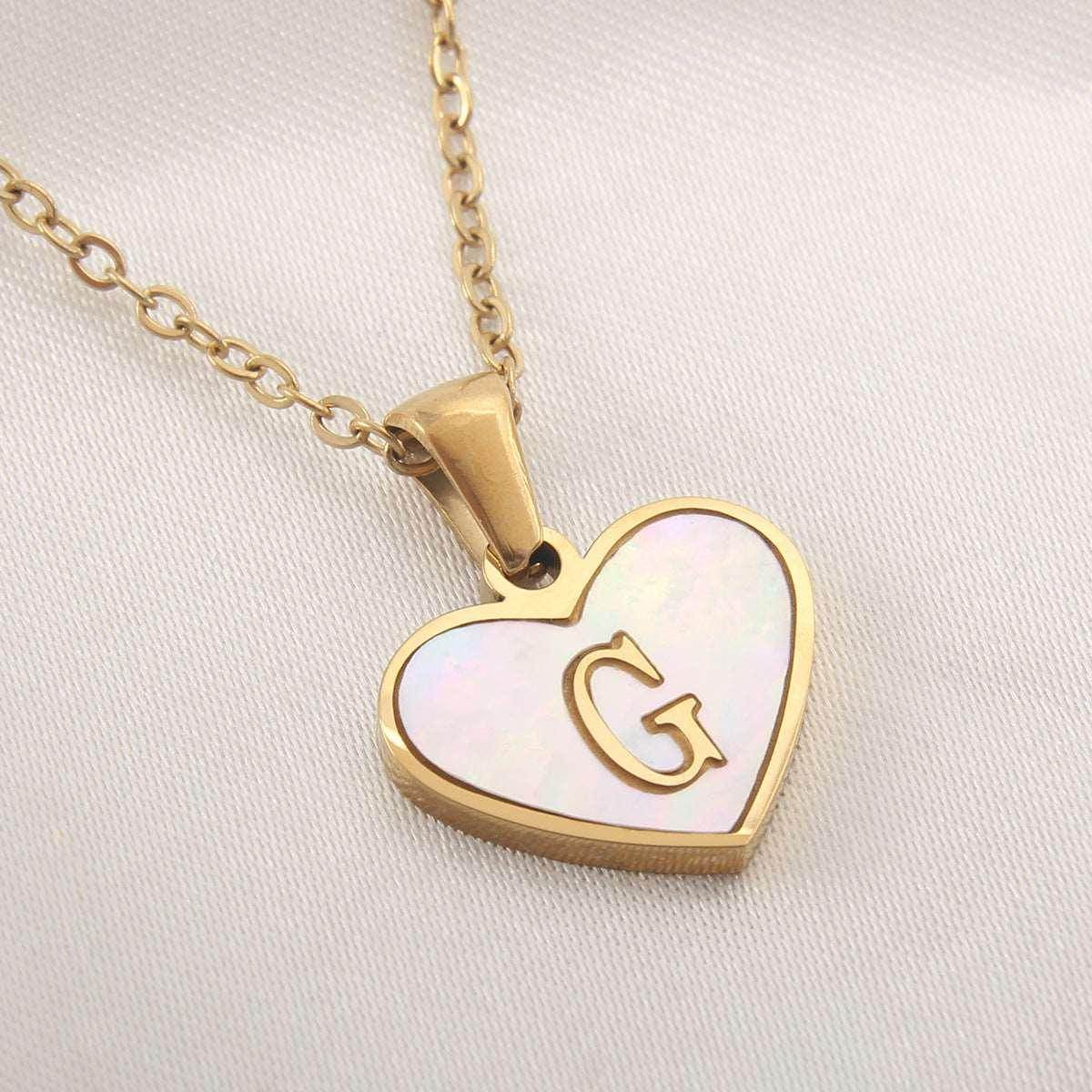 26 Letter Heart Necklace – Personalized Valentine's Gift - ZA-Zola