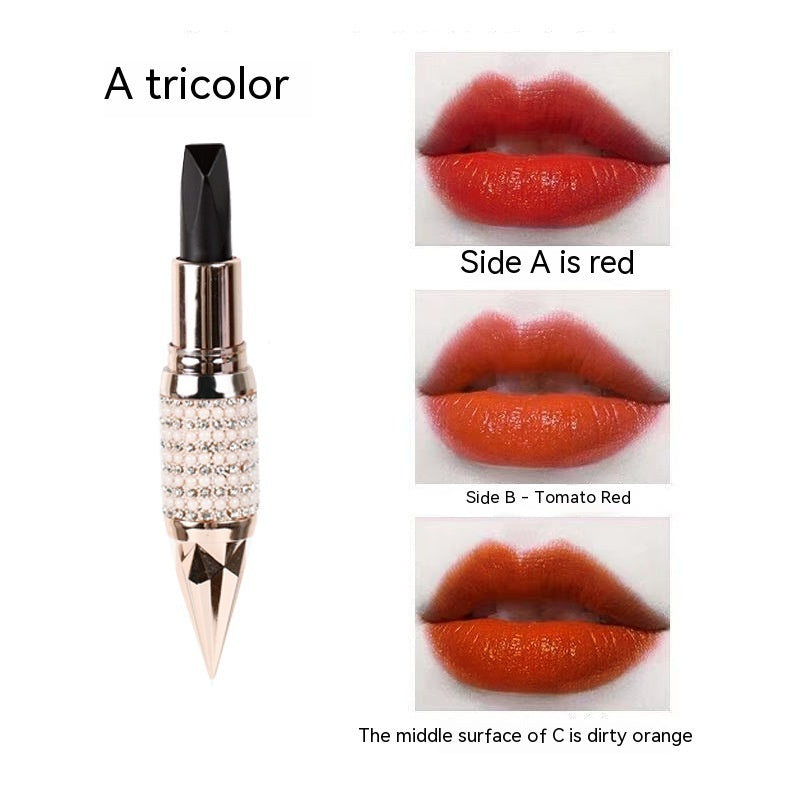 Three-Color Moisturizing Matte Lipstick | Queen Truncheon