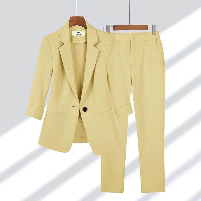 2pc Blazer & Pants Set – Office Chic, Street Cool - ZA-Zola