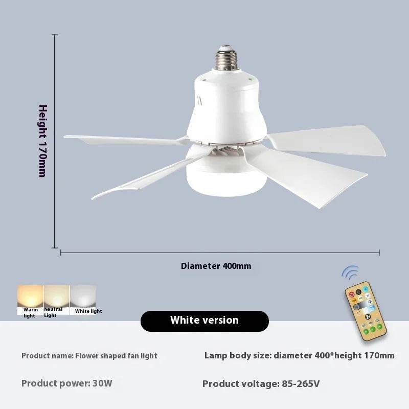 Ceiling Fan Bulb Light with Remote Control – 30W - ZA-Zola