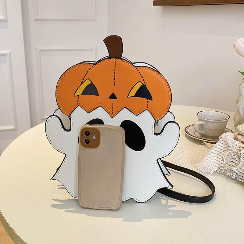 ZA-Zola Halloween Pumpkin Ghost Shoulder Bag - ZA-Zola