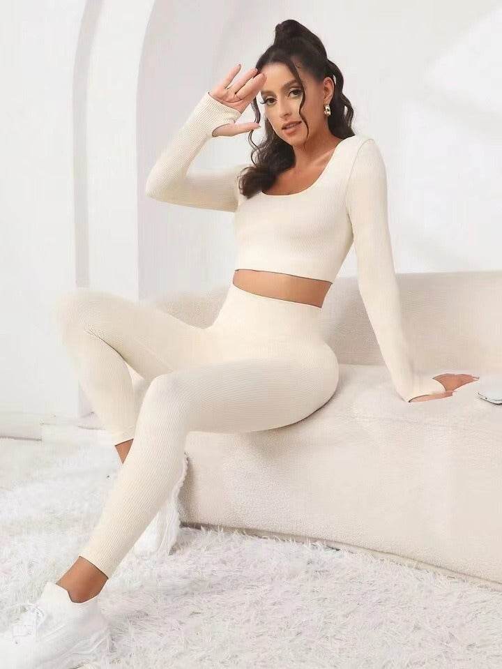 Seamless Yoga Set – Long Sleeve & Lift Leggings - ZA-Zola