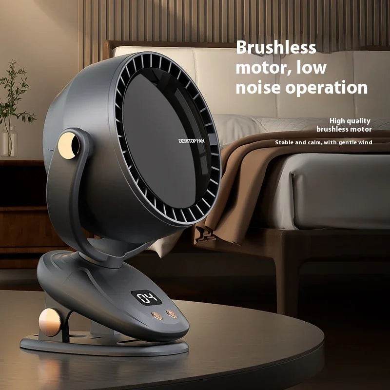 Bladeless USB Clip Fan with Oscillation & 6 Speeds - ZA-Zola