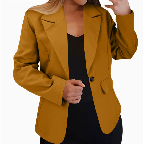 Women's Casual Pleated Blazer | ZA-Zola Fashion