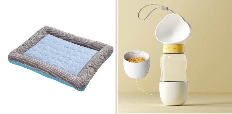 Soft Ice Silk Pet Cooling Bed Mat for Summer - ZA-Zola