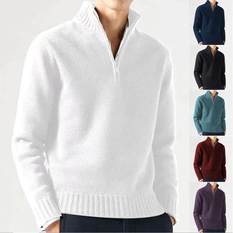 Men's Thickened Thermal Sweater - Slim Fit Style - ZA-Zola