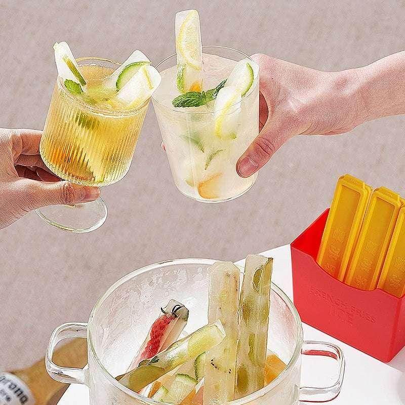 French Fries Ice Cube Mold with Magnet Set - ZA-Zola