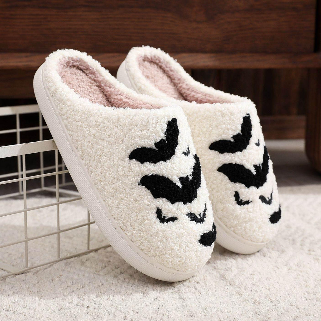 ZA-Zola Halloween Bat Plush Slippers - ZA-Zola