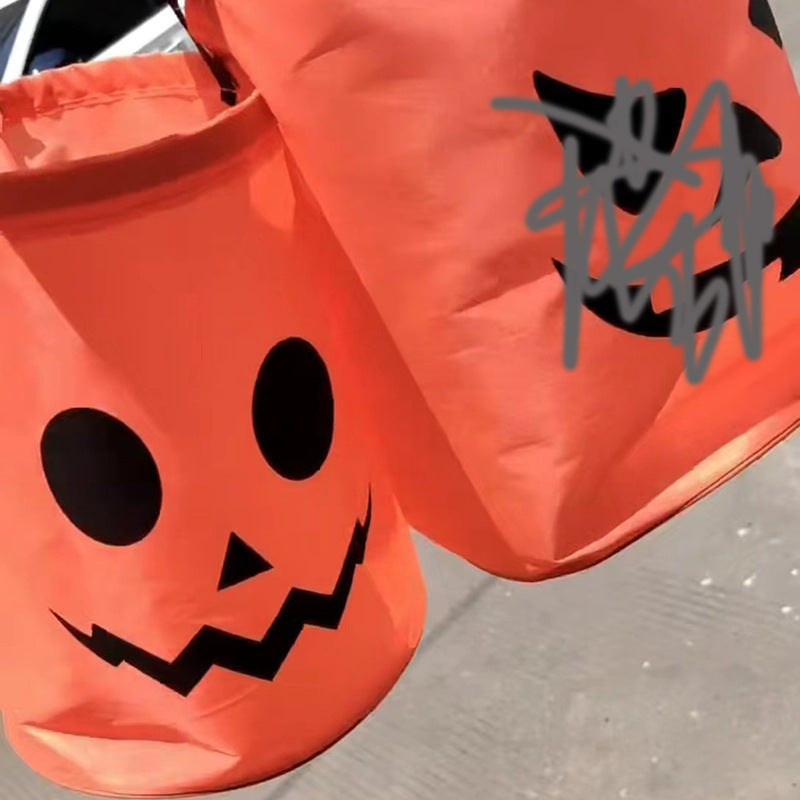 3D Portable Pumpkin Bag Halloween Storage Handheld