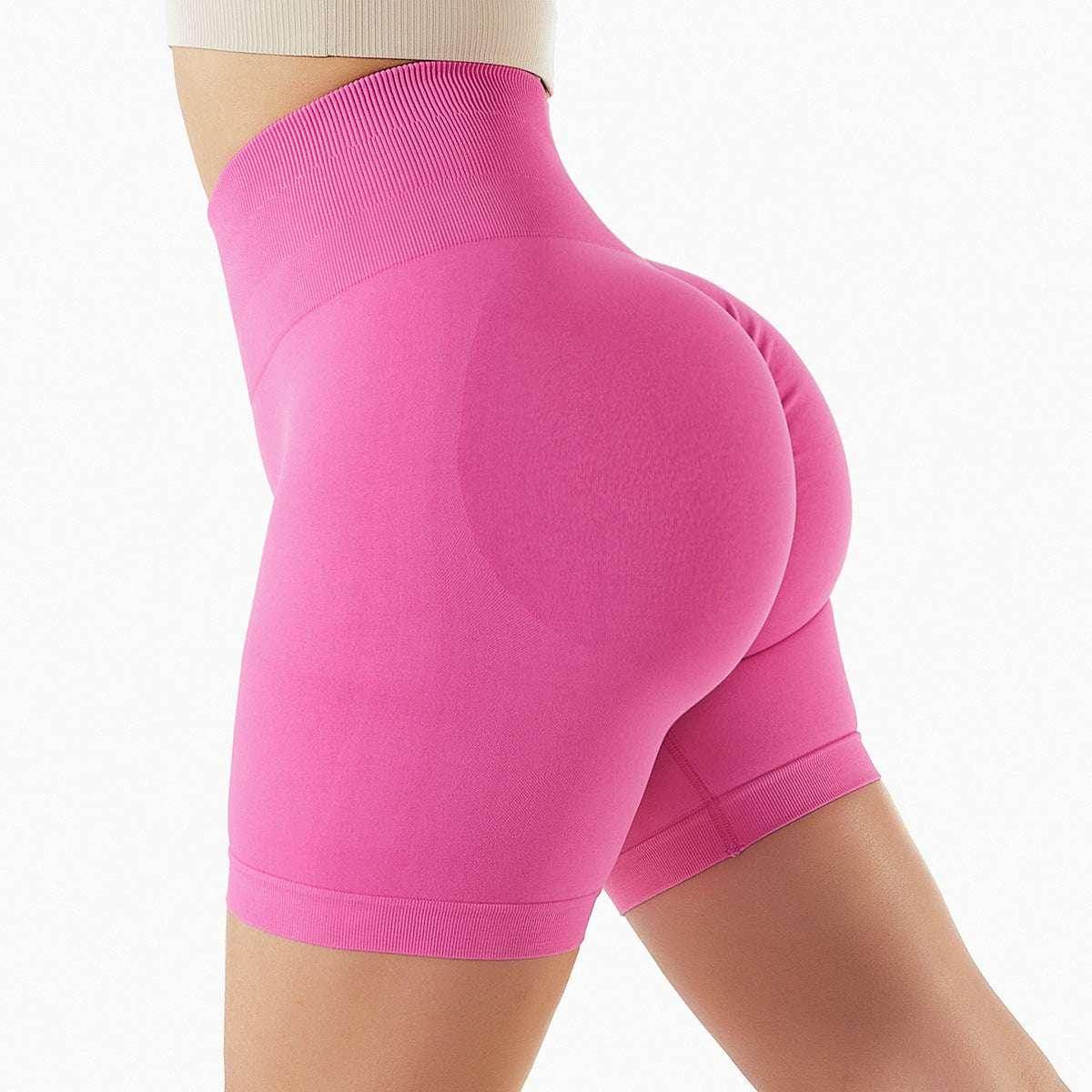 Seamless Yoga Shorts with High Hips & Waist - Comfortable & Stylish - ZA-Zola
