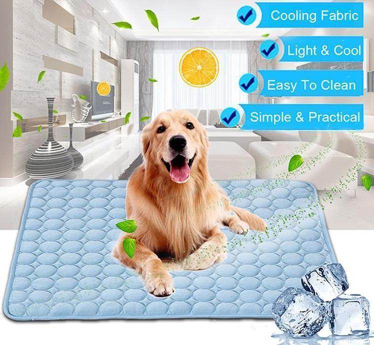 Cooling Pet Pad Ice Silk Mat for Dogs & Cats - ZA-Zola