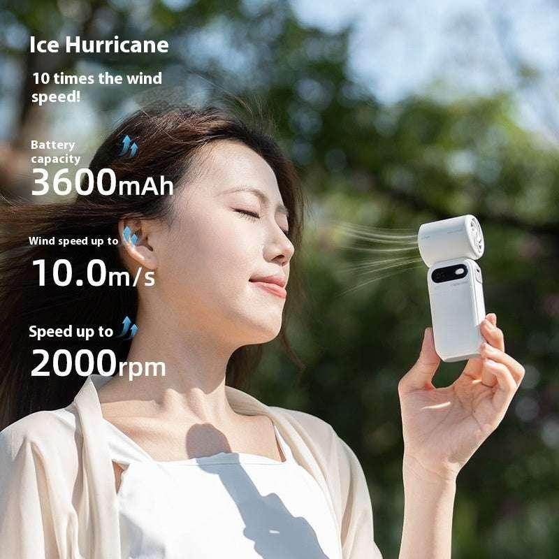 Mini Turbine Fan – 100-Speed Smart Display - ZA-Zola