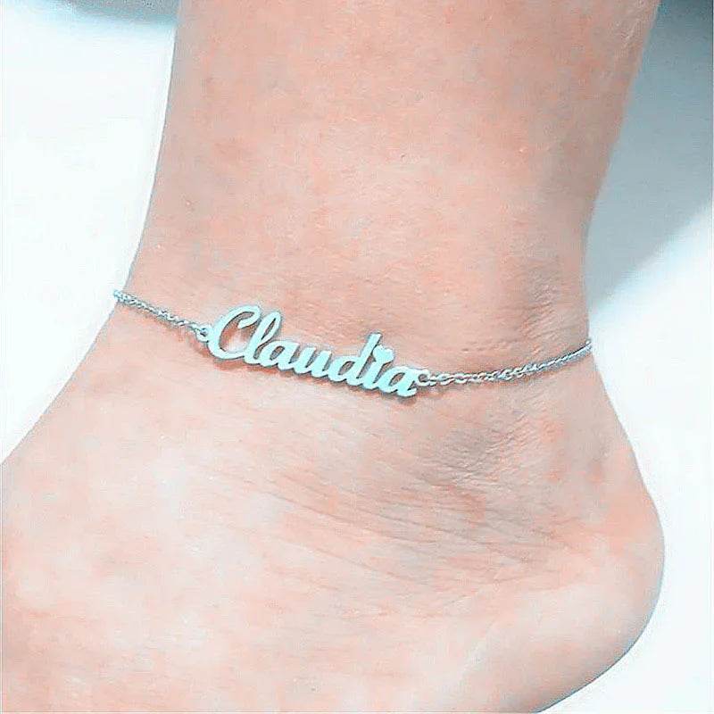 Personalized Name Anklets for Women – Stylish Beach Jewelry - ZA-Zola
