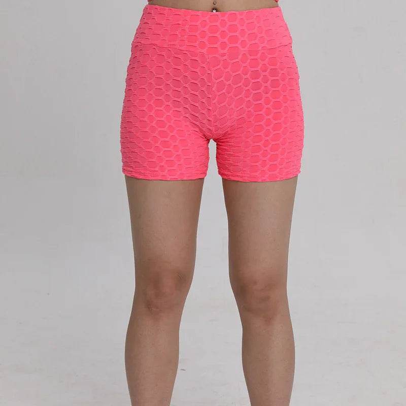 High Waist Yoga Shorts for Women - Hip Lift & Solid Colors - ZA-Zola