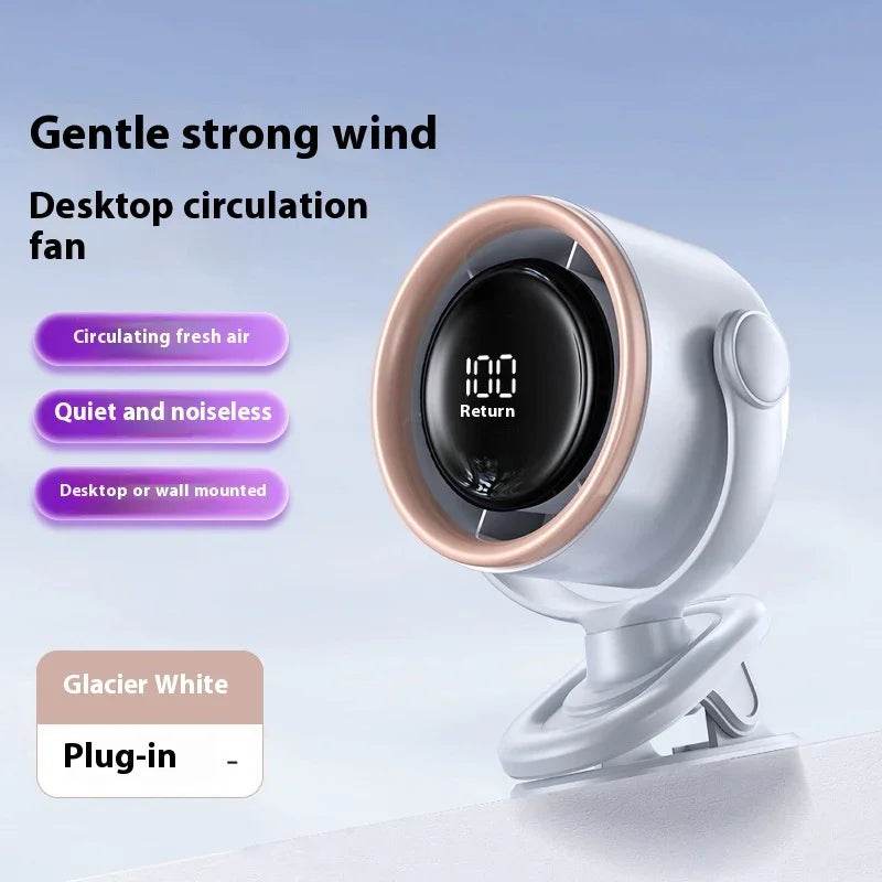 USB Clip Fan with Digital Display & Wall Mount - ZA-Zola