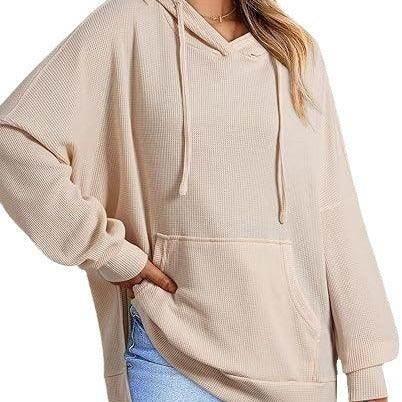 Women's Long Sleeve Pocket Pullover Sweatshirt - ZA-Zola