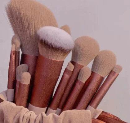 13Pcs Makeup Brush Set – Foundation, Eyeshadow, Blush & More - ZA-Zola