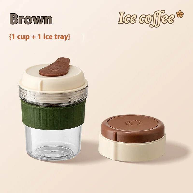 Cold Cup Coffee Tumbler with Ice Tray – 500ml - ZA-Zola