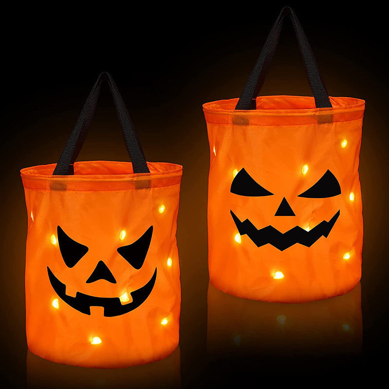 3D Portable Pumpkin Bag Halloween Storage Handheld