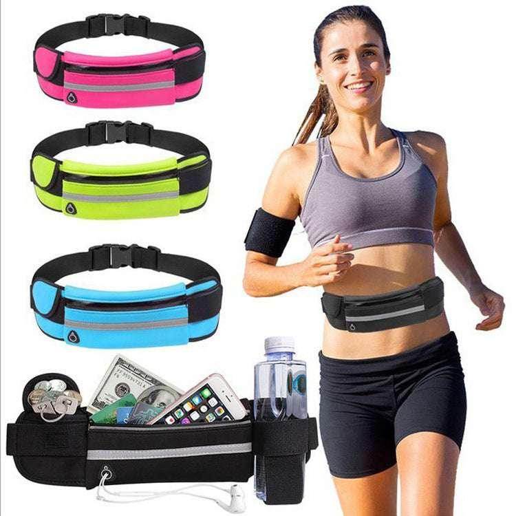 Fitness Waist Bag with Pocket – Slim Jogging Belt Fanny Pack for Hiking, Cycling & Gym - ZA-Zola