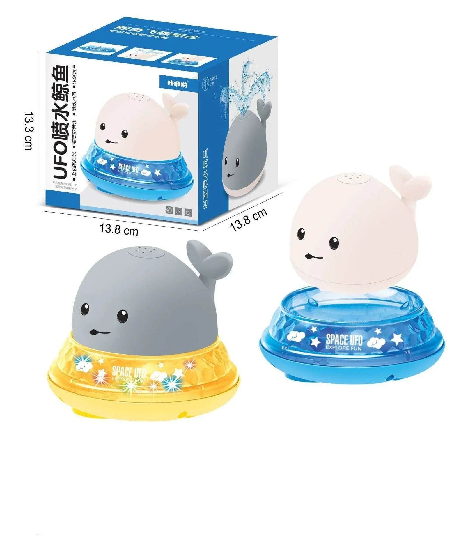 Baby Whale Bath Toy with Light, Music & Spray - ZA-Zola