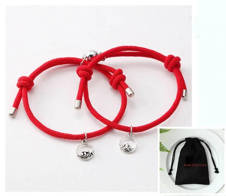 Magnetic Love Vows Bracelets for Couples – 2 Pack - ZA-Zola