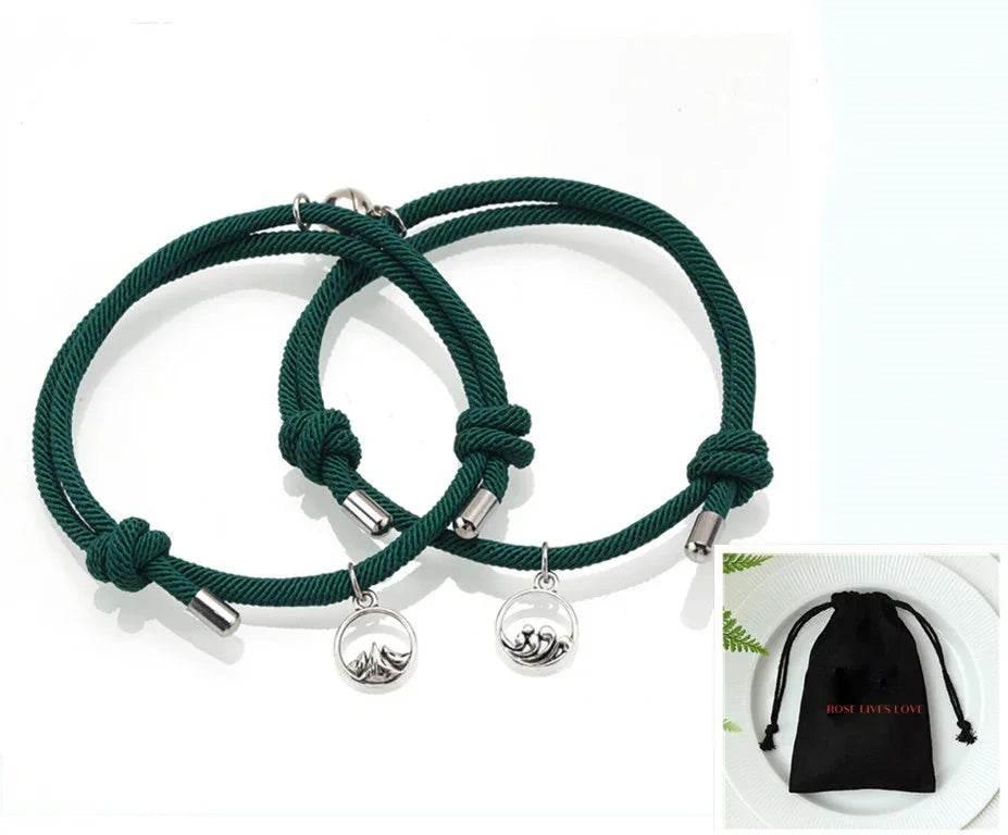 Magnetic Love Vows Bracelets for Couples – 2 Pack - ZA-Zola