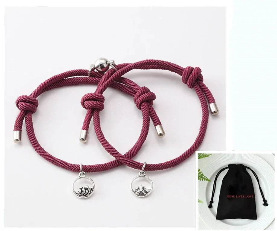 Magnetic Love Vows Bracelets for Couples – 2 Pack - ZA-Zola