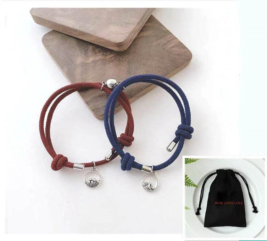 Magnetic Love Vows Bracelets for Couples – 2 Pack - ZA-Zola