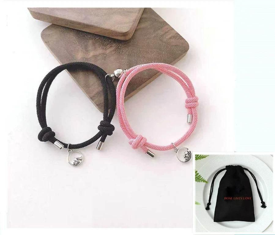 Magnetic Love Vows Bracelets for Couples – 2 Pack - ZA-Zola
