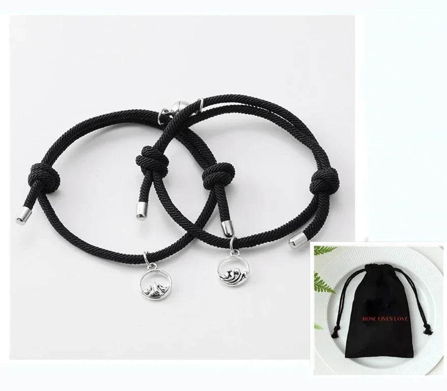 Magnetic Love Vows Bracelets for Couples – 2 Pack - ZA-Zola