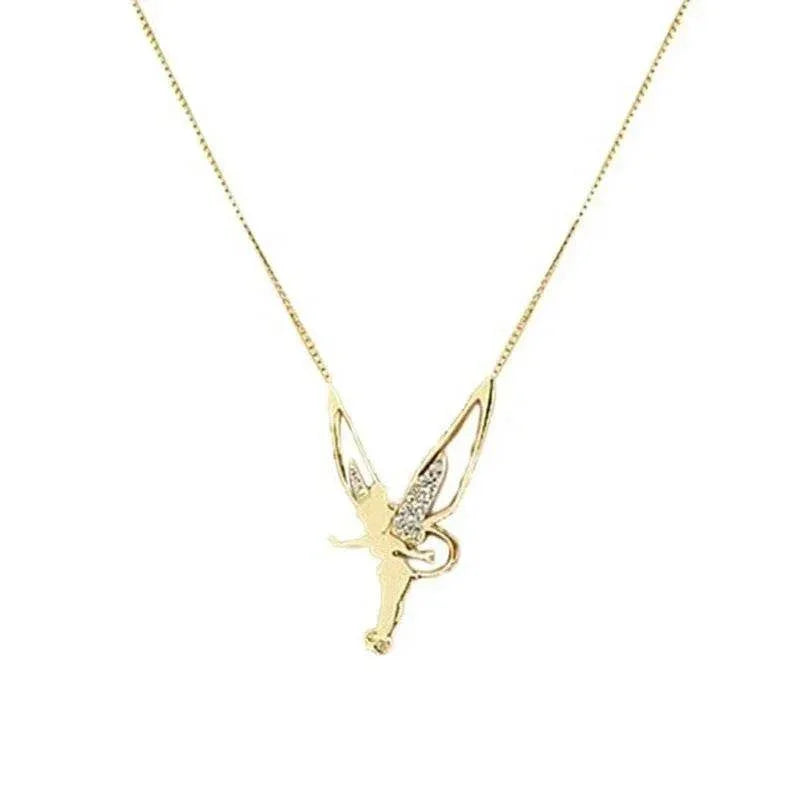Diamond Angel Wings Necklace – Radiant Charm Gift - ZA-Zola