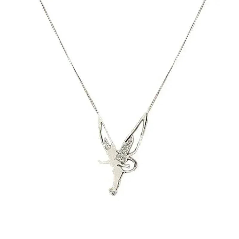Diamond Angel Wings Necklace – Radiant Charm Gift - ZA-Zola