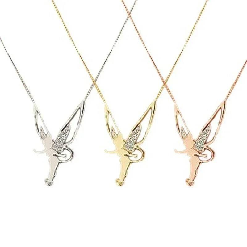 Diamond Angel Wings Necklace – Radiant Charm Gift - ZA-Zola