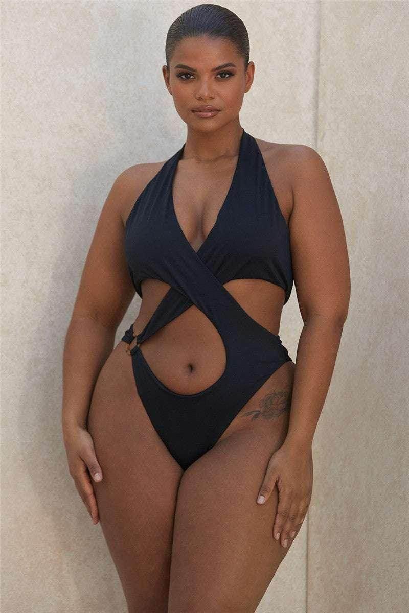Sexy One-Piece Slim Swimsuit – Backless & Sleek - ZA-Zola