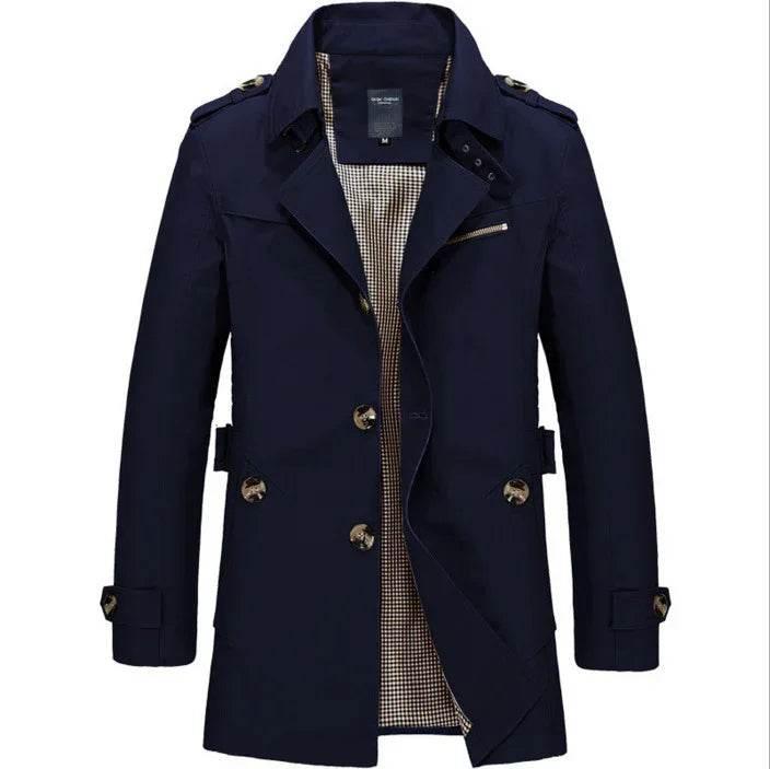 Spring Men’s Casual Windbreaker | Thin Mid-length Jacket - ZA-Zola