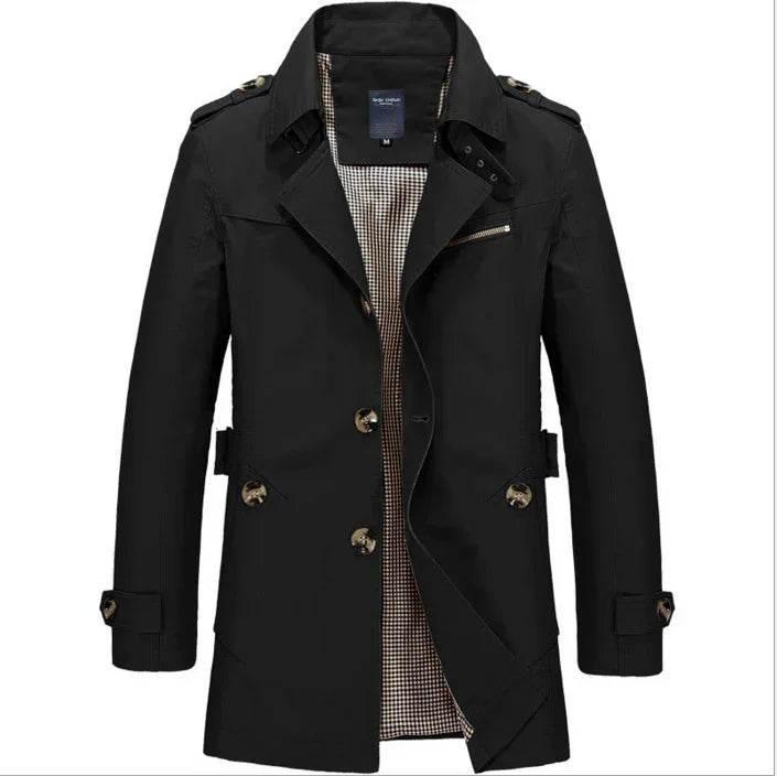 Spring Men’s Casual Windbreaker | Thin Mid-length Jacket - ZA-Zola