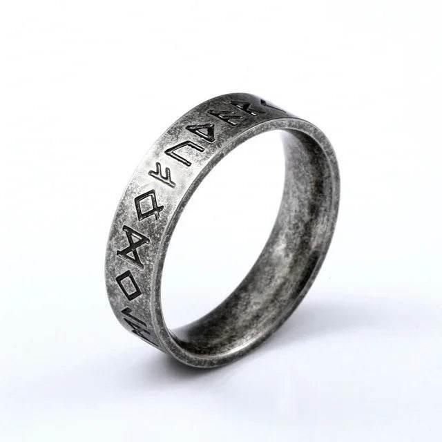 Viking Rune Ring Odin Norse Stainless Steel - ZA-Zola