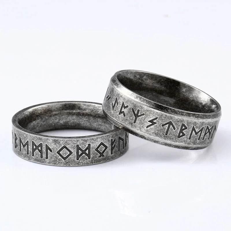 Viking Rune Ring Odin Norse Stainless Steel - ZA-Zola