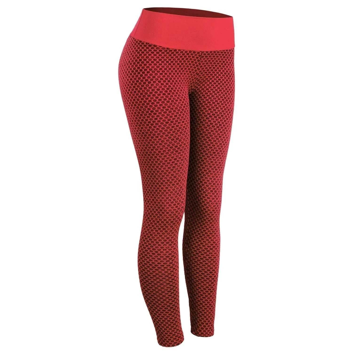 Plaid Leggings – High Waist, Seamless & Breathable - ZA-Zola