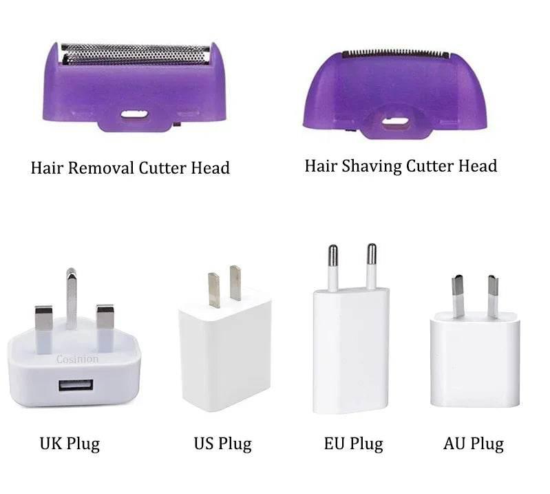 Rechargeable Painless Laser Hair Removal Device - ZA-Zola