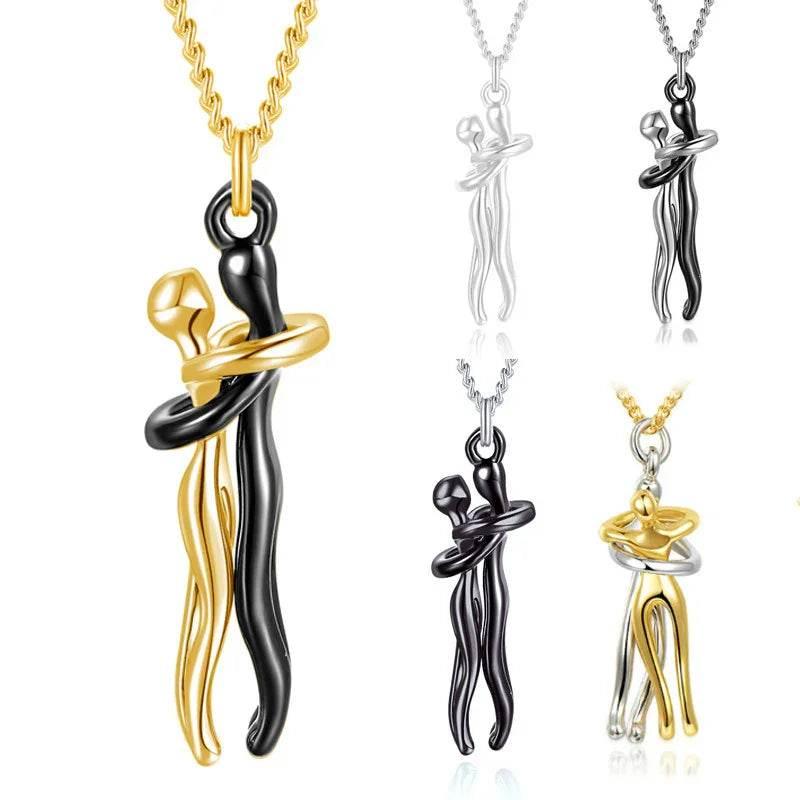 Affectionate Hug Necklace – Perfect Couple's Gift - ZA-Zola