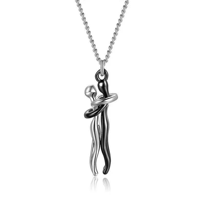 Affectionate Hug Necklace – Perfect Couple's Gift - ZA-Zola