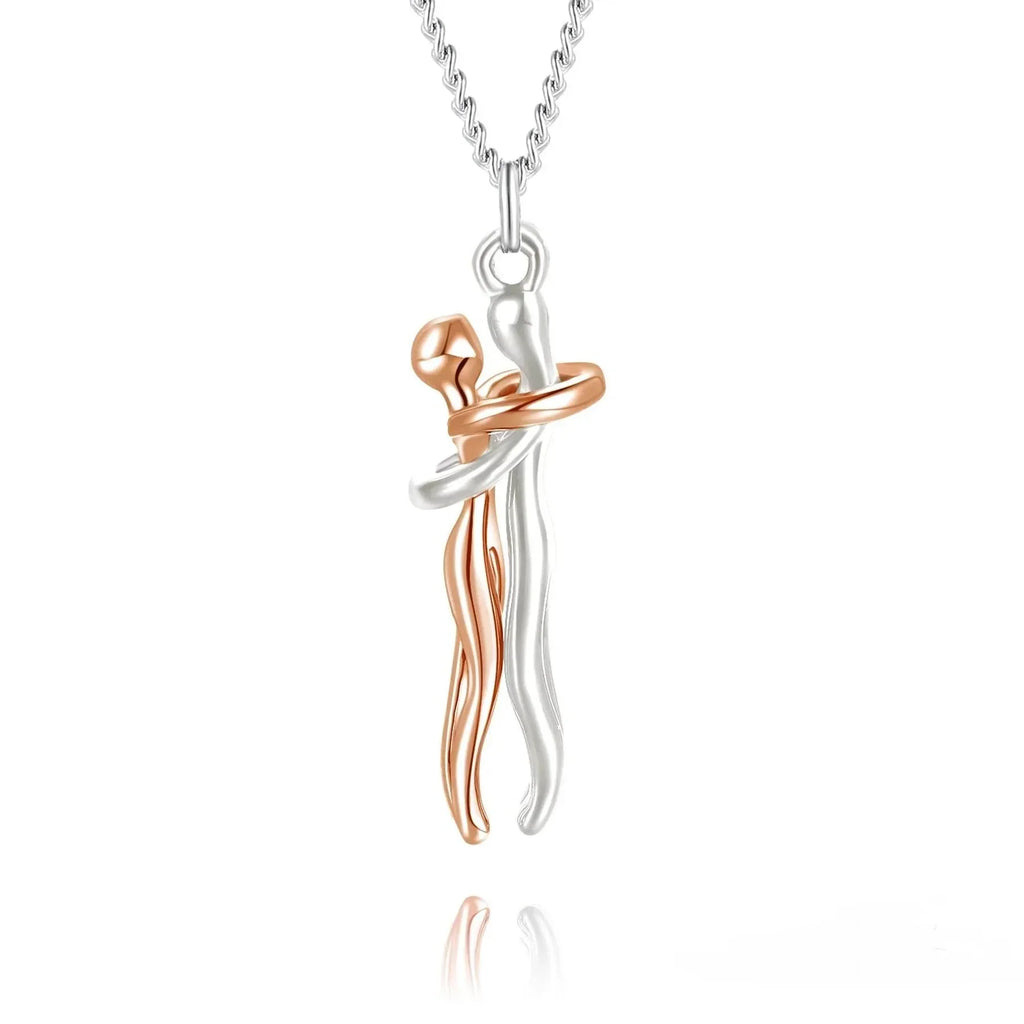 Affectionate Hug Necklace – Perfect Couple's Gift - ZA-Zola